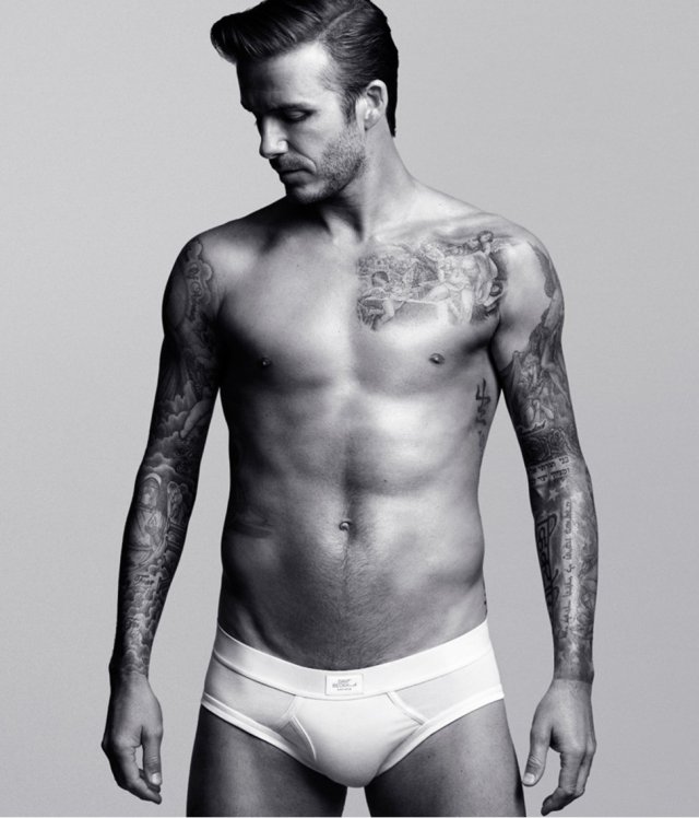 Beckham en slip